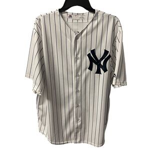 Majestic Gary Sanchez #24 New York Yankees Cool Base Home MLB Jersey Sz XL